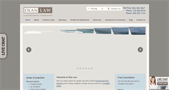 Desktop Screenshot of olanlaw.com