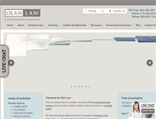 Tablet Screenshot of olanlaw.com